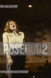 Italian singer Milva performing (1982) / La cantante Milva (1982) - ©Marcello Mencarini/Rosebud2
