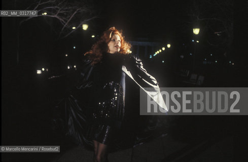 Belin, 1990. Italian singer Milva / Berino, 1990. La cantante Milva - ©Marcello Mencarini/Rosebud2