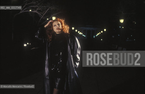 Belin, 1990. Italian singer Milva / Berino, 1990. La cantante Milva - ©Marcello Mencarini/Rosebud2