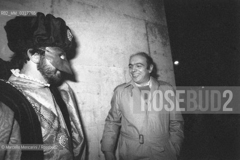Venice, 1988. Italian composer Luigi Nono in his house / Venezia, 1988. Il compositore Luigi Nono nella sua casa - ©Marcello Mencarini/Rosebud2