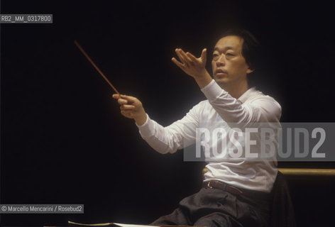 Venice 1991. Korean conductor Myung-Whun Chung / Venezia 1991. Il direttore dorchestra Myung-Whun Chung - ©Marcello Mencarini/Rosebud2