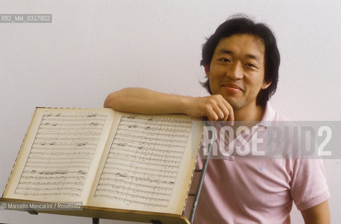 Rome, about 1990. Korean conductor Myung-Whun Chung / Roma, 1990 circa. Il direttore dorchestra Myung-Whun Chung - ©Marcello Mencarini/Rosebud2