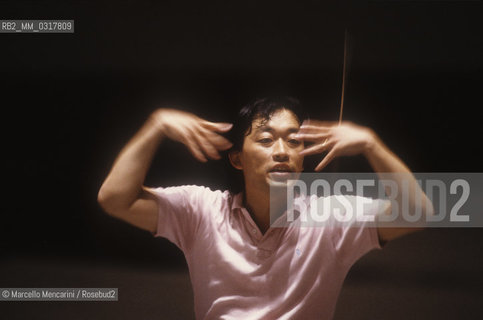 Rome, about 1990. Korean conductor Myung-Whun Chung / Roma, 1990 circa. Il direttore dorchestra Myung-Whun Chung - ©Marcello Mencarini/Rosebud2