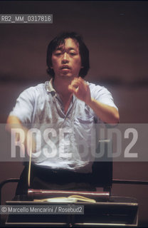 Rome, about 1990. Korean conductor Myung-Whun Chung / Roma, 1990 circa. Il direttore dorchestra Myung-Whun Chung - ©Marcello Mencarini/Rosebud2