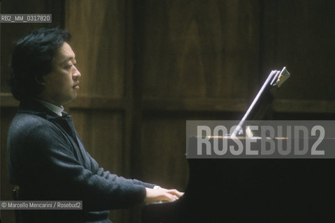 Venice, La Fenice Theater, 1991. The Chung piano trio: Myung-Whun Chung, Kyung-Wha Chung, Myung-Wha Chung / Venezia, Teatro La Fenice, 1991. Il trio pianistico Chung: Myung-Whun Chung, Kyung-Wha Chung, Myung-Wha Chung
 ©Marcello Mencarini/Rosebud2