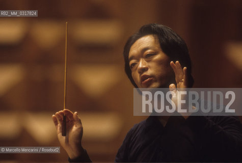 Rome, 1998. Korean conductor Myung-Whun Chung / Roma, 1998. Il direttore dorchestra Myung-Whun Chung - ©Marcello Mencarini/Rosebud2