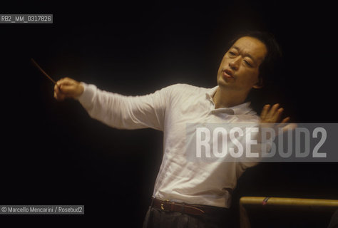 Rome, 1998. Korean conductor Myung-Whun Chung / Roma, 1998. Il direttore dorchestra Myung-Whun Chung - ©Marcello Mencarini/Rosebud2