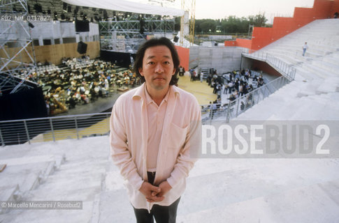 Rome, Auditorium Parco della Musica, 1999. Korean conductor Myung-Whun Chung / Roma, Auditorium Parco della Musica, 1999. Il direttore dorchestra Myung-Wuhn Chung - ©Marcello Mencarini/Rosebud2
