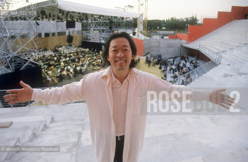 Rome, Auditorium Parco della Musica, 1999. Korean conductor Myung-Whun Chung / Roma, Auditorium Parco della Musica, 1999. Il direttore dorchestra Myung-Wuhn Chung - ©Marcello Mencarini/Rosebud2