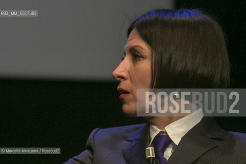 Libri Come, Festival of Books and Reading, Rome 2014. American writer Donna Tartt / Libri Come Festa del Libro e della Lettura, Roma 2014. La scrittrice Donna Tartt - ©Marcello Mencarini/Rosebud2