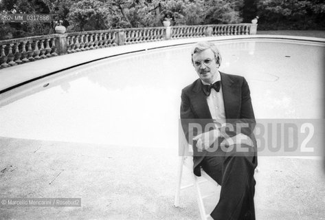 French Film producer Daniel Toscan du Plantier (about 1985) / Il produttore Daniel Toscan du Plantier (1985 circa) - ©Marcello Mencarini/Rosebud2