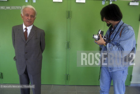 Turin, 1995. Italian publisher Giulio Einaudi / Torino, 1995. Leditore Giulio Einaudi - ©Marcello Mencarini/Rosebud2