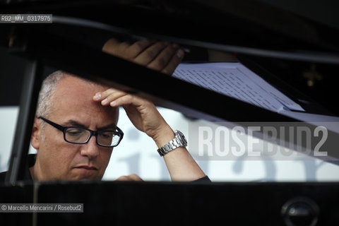 Festival of Literatures, Rome, June 14, 2011. Pianist and composer Ludovico Einaudi / Festival Letterature, Roma, 14 giugno 2011. Ludovico Einaudi, pianista e compositore - ©Marcello Mencarini/Rosebud2