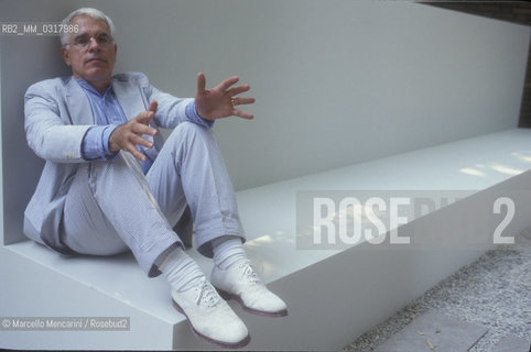 Venice Architecture Biennale 1991. American architect Peter Eisenman / Biennale Architettura di Venezia 1991. Larchitetto americano Peter Eisenman - ©Marcello Mencarini/Rosebud2