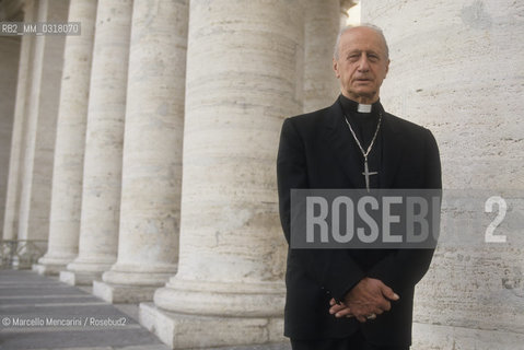 Vatican City, 1999. French Cardinal Roger Etchegaray / Città del Vaticano, 1999. Il cardinale Roger Etchegaray - ©Marcello Mencarini/Rosebud2