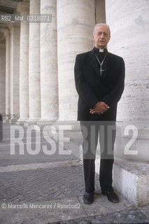 Vatican City, 1999. French Cardinal Roger Etchegaray / Città del Vaticano, 1999. Il cardinale Roger Etchegaray - ©Marcello Mencarini/Rosebud2