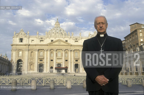 Vatican City, 1999. French Cardinal Roger Etchegaray / Città del Vaticano, 1999. Il cardinale Roger Etchegaray - ©Marcello Mencarini/Rosebud2