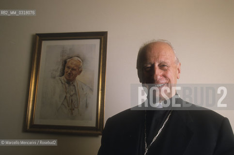 Vatican City, 1999. French Cardinal Roger Etchegaray / Città del Vaticano, 1999. Il cardinale Roger Etchegaray - ©Marcello Mencarini/Rosebud2