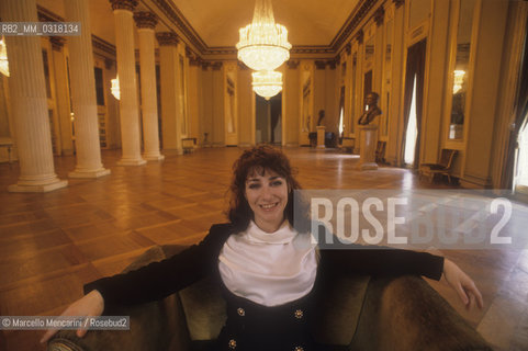 Milan, La Scala Theater, 1990. Italian soprano Tiziana Fabbricini / Milano, Teatro alla Scala, 1990. Il soprano Tiziana Fabbricini - ©Marcello Mencarini/Rosebud2