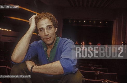 Rome, Olympic Theater, about 1985. American dancer and choreographer Louis Falco / Roma, Teatro Olimpico, 1985 circa. Louis Falco, ballerino e coreografo - ©Marcello Mencarini/Rosebud2