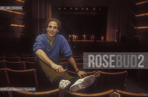 Rome, Olympic Theater, about 1985. American dancer and choreographer Louis Falco / Roma, Teatro Olimpico, 1985 circa. Louis Falco, ballerino e coreografo - ©Marcello Mencarini/Rosebud2