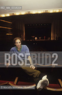 Rome, Olympic Theater, about 1985. American dancer and choreographer Louis Falco / Roma, Teatro Olimpico, 1985 circa. Louis Falco, ballerino e coreografo - ©Marcello Mencarini/Rosebud2