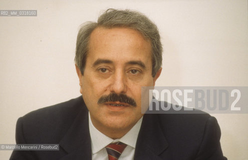 Judge Giovanni Falcone, about 1990 / Il giudice Giovanni Falcone, 1990 circa - ©Marcello Mencarini/Rosebud2