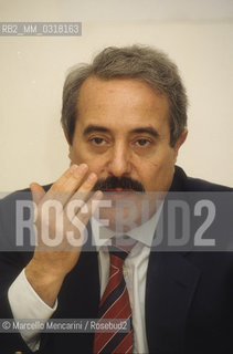 Judge Giovanni Falcone, about 1990 / Il giudice Giovanni Falcone, 1990 circa - ©Marcello Mencarini/Rosebud2