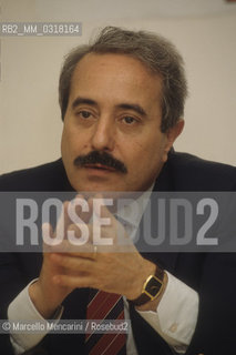 Judge Giovanni Falcone, about 1990 / Il giudice Giovanni Falcone, 1990 circa - ©Marcello Mencarini/Rosebud2