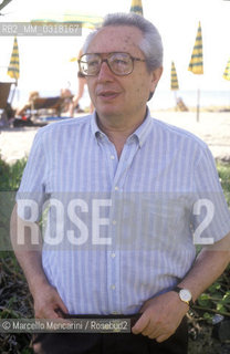 Italian journalist Aldo Falivena (about 1985) / Il giornalista Aldo Falivena (1985 circa) - ©Marcello Mencarini/Rosebud2
