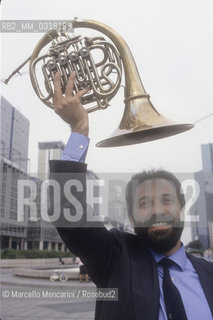 Napoli, 1992. Italian musicologist Massimo Fargnoli / Napoli, 1992. Il musicologo Massimo Fargnoli - ©Marcello Mencarini/Rosebud2