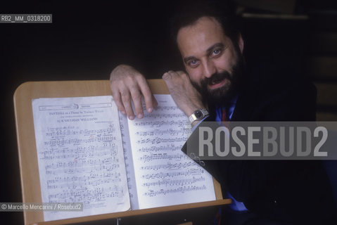 Italian musicologist Massimo Fargnoli (1993) / Il musicologo Massimo Fargnoli (1993) - ©Marcello Mencarini/Rosebud2