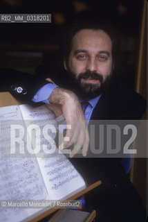 Italian musicologist Massimo Fargnoli (1993) / Il musicologo Massimo Fargnoli (1993) - ©Marcello Mencarini/Rosebud2