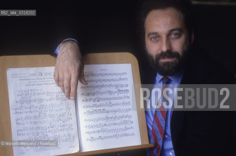 Italian musicologist Massimo Fargnoli (1993) / Il musicologo Massimo Fargnoli (1993) - ©Marcello Mencarini/Rosebud2