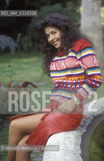 Brazilian actress Betty Faria (about 1985) / Lattrice Betty Faria (1985 circa) - ©Marcello Mencarini/Rosebud2