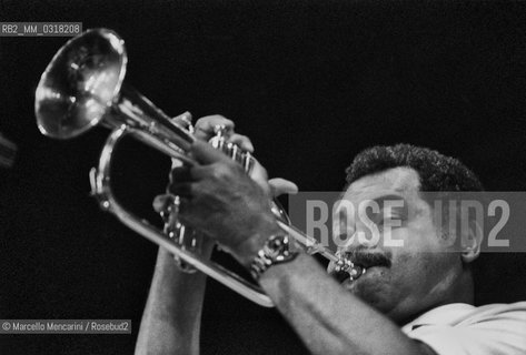 American jazz trumpeter Art Farmer performing (about 1985) / Il trobettista jazz Art Farmer in concerto (1985 circa) - ©Marcello Mencarini/Rosebud2