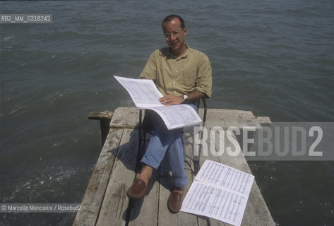 Venice, 1995. Italian composer Ivan Fedele / Venezia, 1995. Il compositore Ivan Fedele - ©Marcello Mencarini/Rosebud2