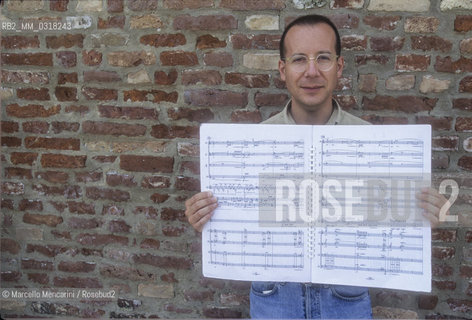 Venice, 1995. Italian composer Ivan Fedele / Venezia, 1995. Il compositore Ivan Fedele - ©Marcello Mencarini/Rosebud2