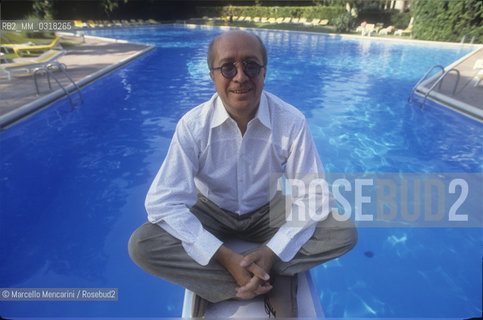 Venice Lido, Venice Film Festival 1991. Gian Mario Feletti, director of the BNL (Banca NBazionale del Lavoro) credit section for movie productions / Lido di Venezia, Mostra del Cinema  di Venezia 1991. Gian Mario Feletti, direttore della sezione credito cinematografico e teatrale della BNL (Banca Nazionale del Lavoro) - ©Marcello Mencarini/Rosebud2