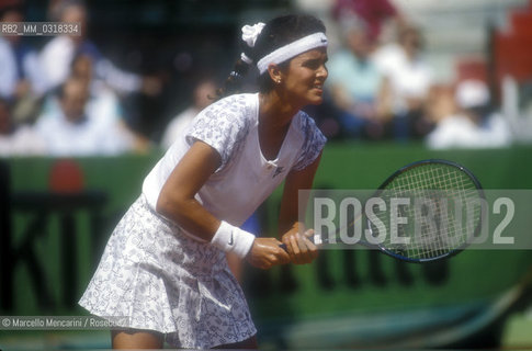Rome, 1993. American tennis player Mary Joe Fernandez / Roma, 1993. La tennista Mary Joe Fernandez - ©Marcello Mencarini/Rosebud2