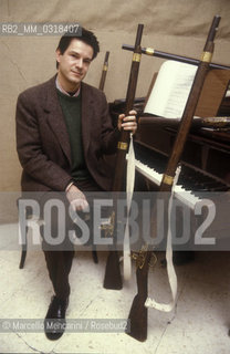 Italian composer Lorenzo Ferrero, about 1990 / Il compositore Lorenzo Ferrero, 1990 circa - ©Marcello Mencarini/Rosebud2