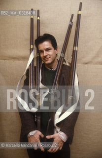 Italian composer Lorenzo Ferrero, about 1990 / Il compositore Lorenzo Ferrero, 1990 circa - ©Marcello Mencarini/Rosebud2