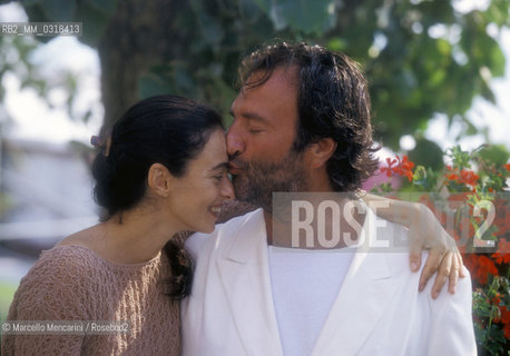 Ballet dancer Alessandra Ferri and her husband, photographer Fabrizio Ferri (1998) / La ballerina Alessandra Ferri e suo marito, il fotografo Fabrizio Ferri (1998) - ©Marcello Mencarini/Rosebud2