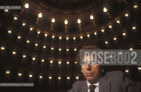 Rome Opera House, 1983. Italian conductor Gabriele Ferro / Teatro dellOpera di Roma, 1983. Il direttore dorchestra Gabriele Ferro - ©Marcello Mencarini/Rosebud2