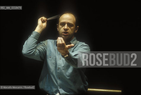 Hungarian conductor Ivan Fischer, 1995 / Il direttore dorchestra Ivan Fischer - ©Marcello Mencarini/Rosebud2