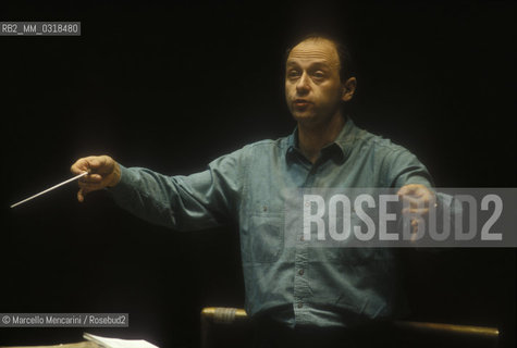 Hungarian conductor Ivan Fischer, 1995 / Il direttore dorchestra Ivan Fischer - ©Marcello Mencarini/Rosebud2