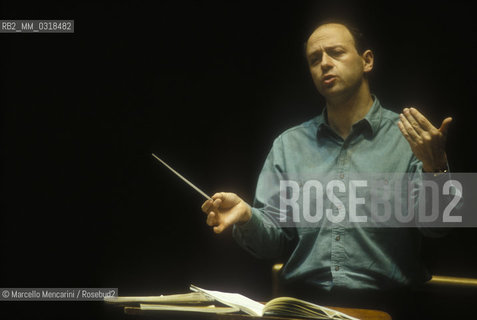 Hungarian conductor Ivan Fischer, 1995 / Il direttore dorchestra Ivan Fischer - ©Marcello Mencarini/Rosebud2