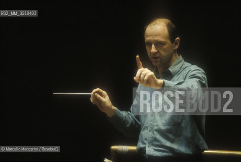 Hungarian conductor Ivan Fischer, 1995 / Il direttore dorchestra Ivan Fischer - ©Marcello Mencarini/Rosebud2