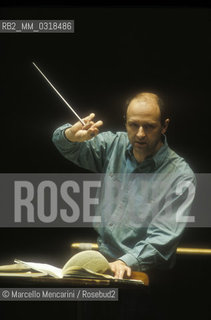 Hungarian conductor Ivan Fischer, 1995 / Il direttore dorchestra Ivan Fischer - ©Marcello Mencarini/Rosebud2