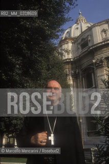 Vatican City, 1999. Archbishop John Foley / Città del Vaticano, 1999. Larcivescovo John Foley - ©Marcello Mencarini/Rosebud2